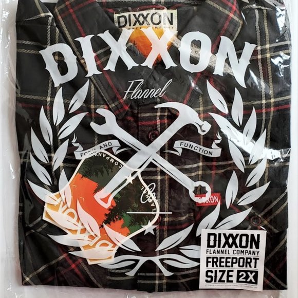 DIXXON Flannel FREEPORT Flannel Shirt Men's 2XL - Picture 7 of 9